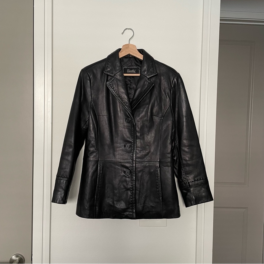 VINTAGE • excelled collection leather jacket